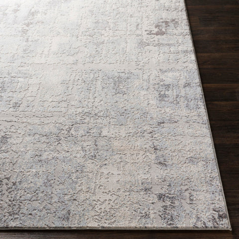 Image of Surya Genesis Modern Silver Gray, White, Pale Blue, Medium Gray, Denim Rugs GNS-2305