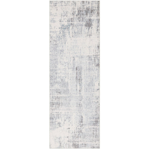 Image of Surya Genesis Modern Silver Gray, White, Pale Blue, Medium Gray, Denim Rugs GNS-2306