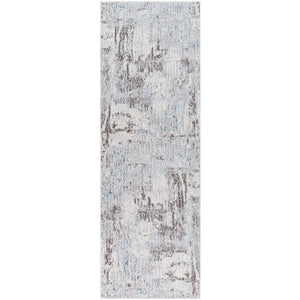 Surya Genesis Modern Medium Gray, Silver Gray, White, Pale Blue, Denim Rugs GNS-2307