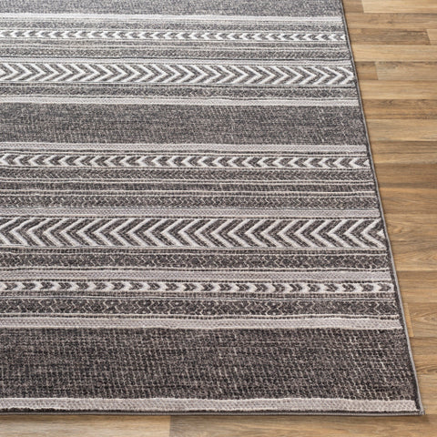 Image of Surya Genesis Global Silver Gray, White, Charcoal, Medium Gray Rugs GNS-2308