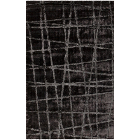 Image of Surya Graph Modern Charcoal, Taupe Rugs GRP-2001