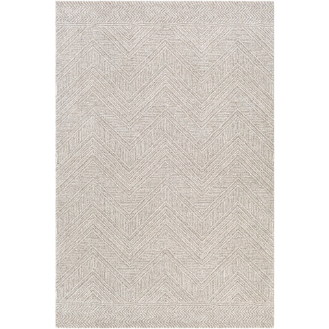 Image of Surya Gavic Modern Silver Gray, Beige, Charcoal Rugs GVC-2300