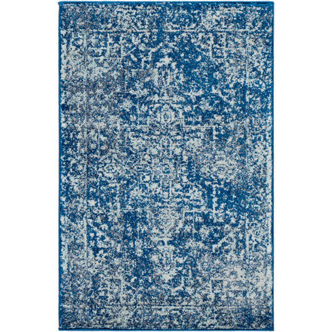 Image of Surya Harput Traditional Dark Blue, Teal, Charcoal, Beige Rugs HAP-1022
