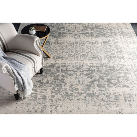 Image of Surya Harput Traditional Charcoal, Light Gray, Beige Rugs HAP-1024