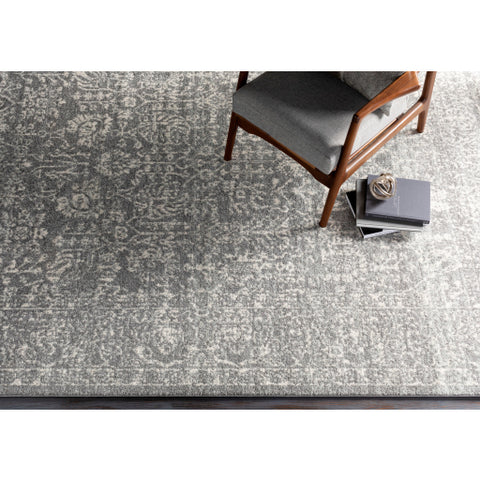 Image of Surya Harput Traditional Charcoal, Light Gray, Beige Rugs HAP-1029