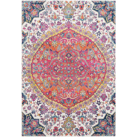 Image of Surya Harput Traditional Garnet, Burnt Orange, Saffron, Ivory, Light Gray, Teal, Dark Blue Rugs HAP-1045