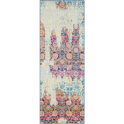 Image of Surya Harput Traditional Burnt Orange, Saffron, Garnet, Dark Blue, Teal, Ivory, Light Gray, Medium Gray Rugs HAP-1049