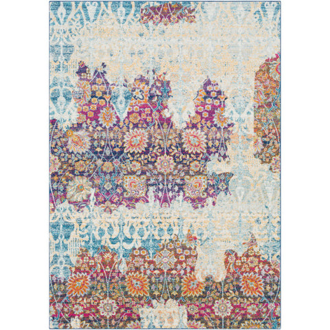 Image of Surya Harput Traditional Burnt Orange, Saffron, Garnet, Dark Blue, Teal, Ivory, Light Gray, Medium Gray Rugs HAP-1049