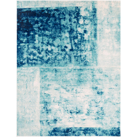 Image of Surya Harput Modern Teal, Dark Blue, Black, White Rugs HAP-1057