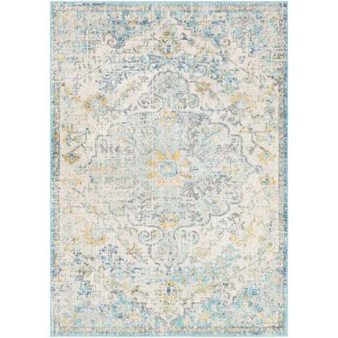 Image of Surya Harput Traditional Beige, Saffron, Light Gray, Teal, Charcoal Rugs HAP-1065