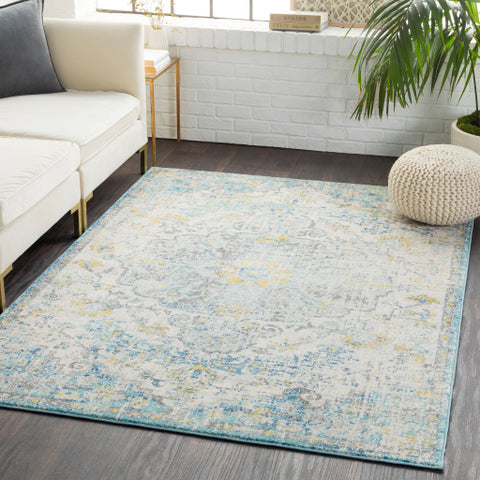 Image of Surya Harput Traditional Beige, Saffron, Light Gray, Teal, Charcoal Rugs HAP-1065