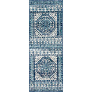 Surya Harput Traditional Dark Blue, Teal, Light Gray, Beige Rugs HAP-1081