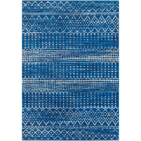 Image of Surya Harput Global Bright Blue, Light Gray Rugs HAP-1095