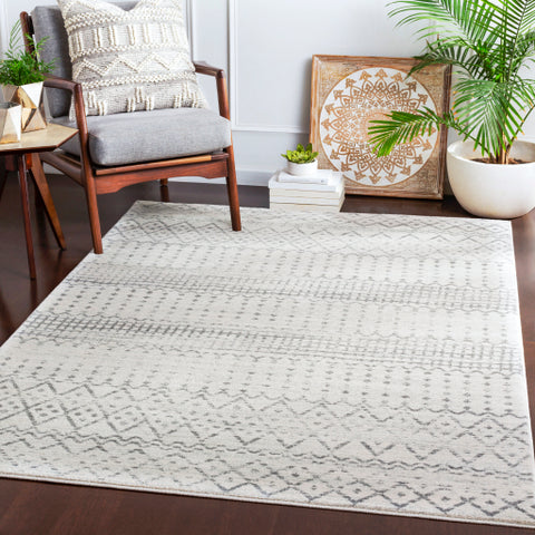 Image of Surya Harput Global Charcoal, Light Gray, Ivory Rugs HAP-1097