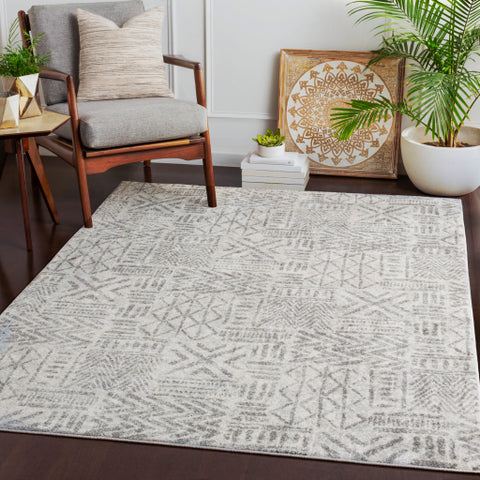 Image of Surya Harput Global Charcoal, Light Gray, Ivory Rugs HAP-1099