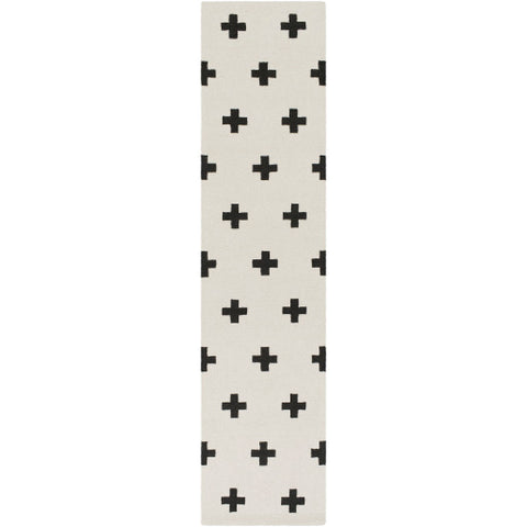 Image of Surya Hilda Modern Cream, Black Rugs HDA-2390