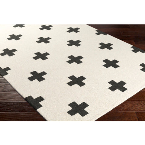 Image of Surya Hilda Modern Cream, Black Rugs HDA-2390