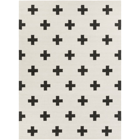 Image of Surya Hilda Modern Cream, Black Rugs HDA-2390