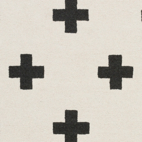 Image of Surya Hilda Modern Cream, Black Rugs HDA-2390