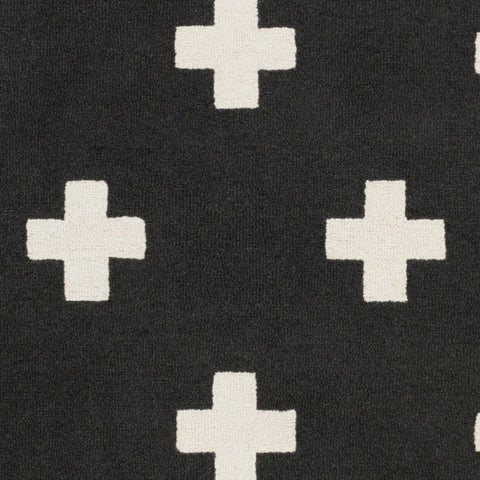 Image of Surya Hilda Modern Black, White Rugs HDA-2391