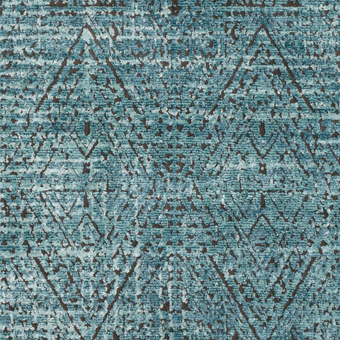 Image of Surya Herati Traditional Aqua, Bright Blue, White, Black Rugs HER-2305