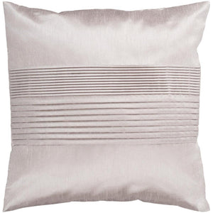 Surya Solid Pleated Texture Light Gray Pillow Kit HH-015-Wanderlust Rugs