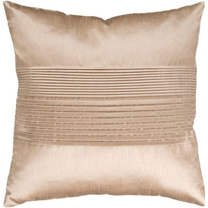 Surya Solid Pleated Texture Khaki Pillow Kit HH-019-Wanderlust Rugs