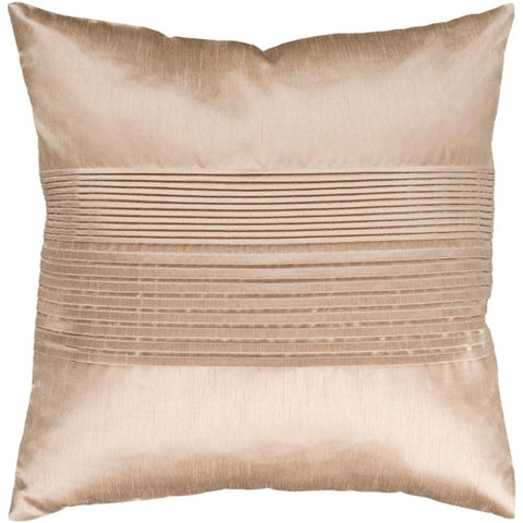 Surya Solid Pleated Texture Khaki Pillow Kit HH-019-Wanderlust Rugs