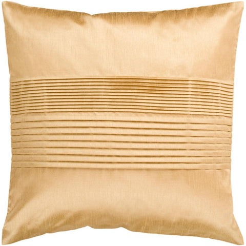 Surya Solid Pleated Texture Tan Pillow Kit HH-022-Wanderlust Rugs