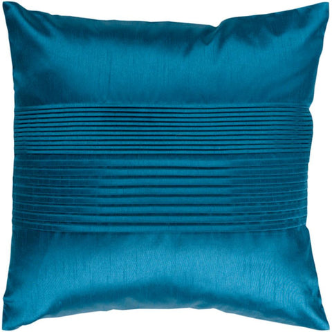 Image of Surya Solid Pleated Texture Aqua Pillow Kit HH-024-Wanderlust Rugs