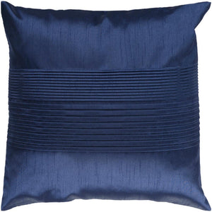 Surya Solid Pleated Texture Navy Pillow Kit HH-029-Wanderlust Rugs