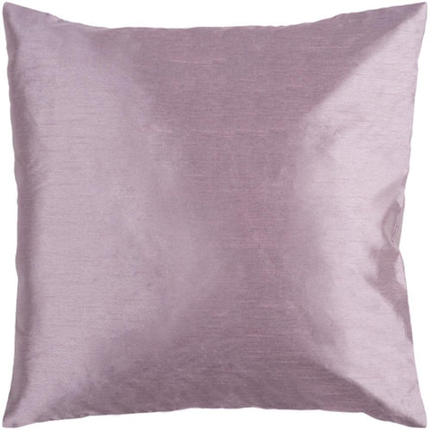 Surya Solid Luxe Solid & Border Mauve Pillow Kit HH-030-Wanderlust Rugs