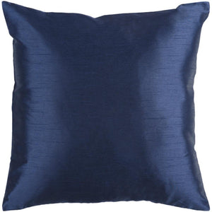 Surya Solid Luxe Solid & Border Navy Pillow Kit HH-032-Wanderlust Rugs