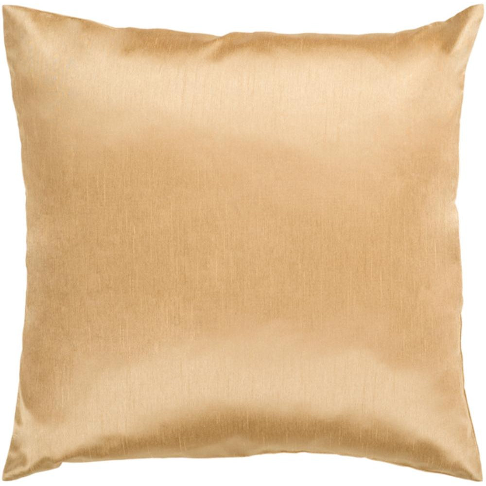 Surya Solid Luxe Solid & Border Tan Pillow Kit HH-038-Wanderlust Rugs