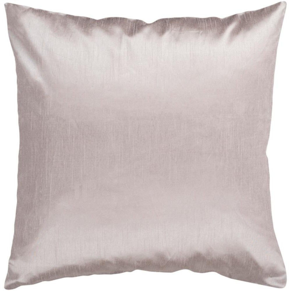 Surya Solid Luxe Solid & Border Taupe Pillow Kit HH-044-Wanderlust Rugs