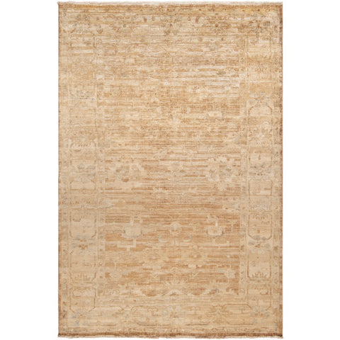 Image of Surya Hillcrest Traditional Dark Brown, Cream, Tan, Clay, Khaki, Wheat, Sage Rugs HIL-9012