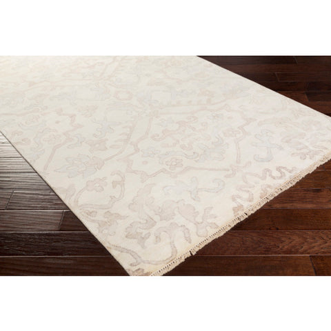 Image of Surya Hillcrest Traditional Light Gray, Camel, Taupe Rugs HIL-9040