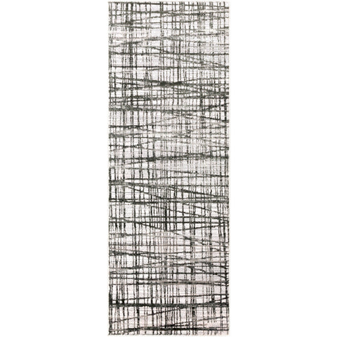 Image of Surya Himalayan Modern Light Gray, Black, Medium Gray Rugs HIM-2302