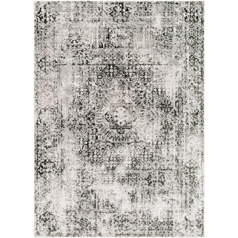 Image of Surya Himalayan Traditional Black, Medium Gray, Lavender Rugs HIM-2306