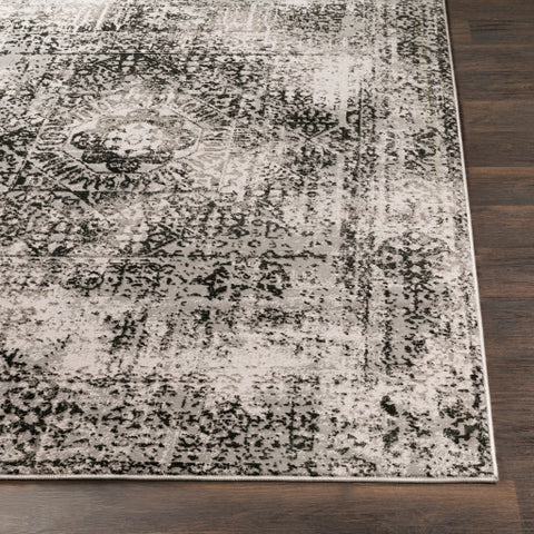 Image of Surya Himalayan Traditional Black, Medium Gray, Lavender Rugs HIM-2306