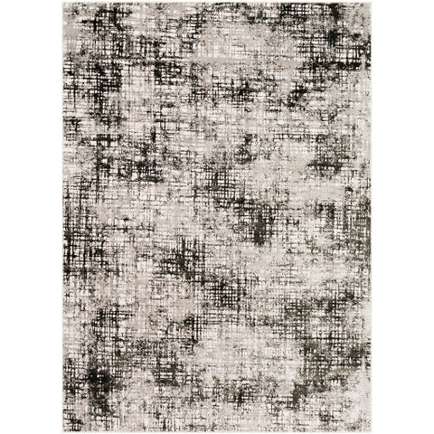 Image of Surya Himalayan Modern Light Gray, Black, Medium Gray Rugs HIM-2309