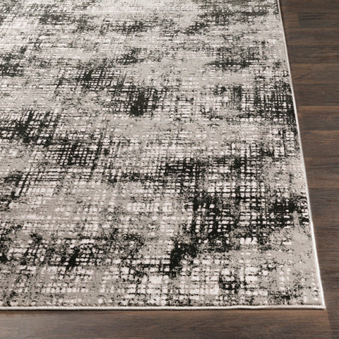 Image of Surya Himalayan Modern Light Gray, Black, Medium Gray Rugs HIM-2309