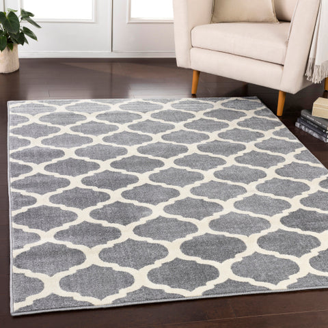 Image of Surya Horizon Cottage Medium Gray, Cream Rugs HRZ-1001