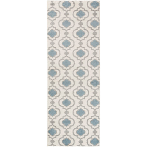 Image of Surya Horizon Cottage Denim, Medium Gray, Cream Rugs HRZ-1021