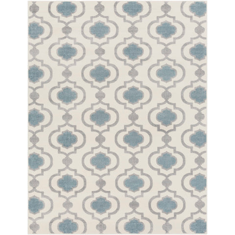 Image of Surya Horizon Cottage Denim, Medium Gray, Cream Rugs HRZ-1021