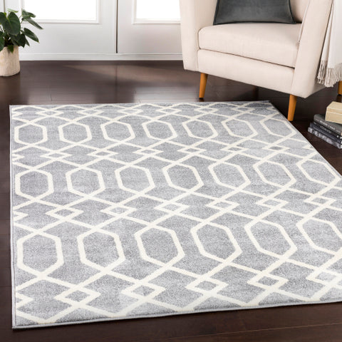 Image of Surya Horizon Cottage Medium Gray, Cream Rugs HRZ-1045