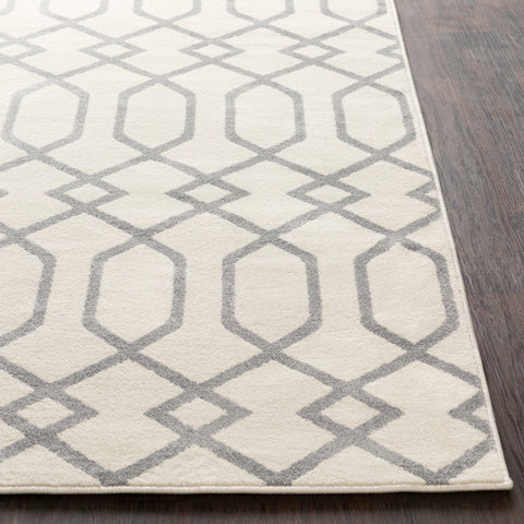 Image of Surya Horizon Cottage Medium Gray, Cream Rugs HRZ-1048