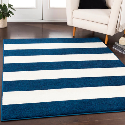 Image of Surya Horizon Modern Navy, Cream Rugs HRZ-1093