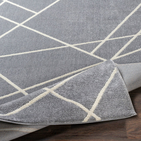 Image of Surya Horizon Modern Medium Gray, Cream Rugs HRZ-2301