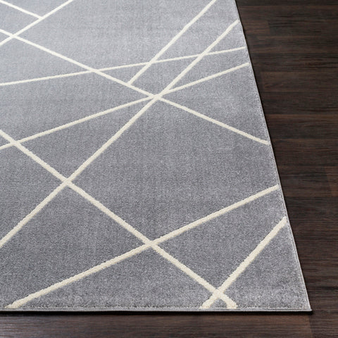 Image of Surya Horizon Modern Medium Gray, Cream Rugs HRZ-2301